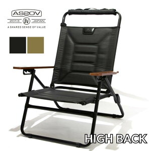 �A�b�\�u �n�C�o�b�N���[�o�[�`�F�A AS2OV HIGH BACK RECLINING LOW ROVER CHAIR �L�����v �A�E�g�h�A