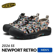 ＜2026 春夏＞KEEN NEWPORT RETRO MEN キーン ニューポート レトロ メンズ 男性 靴 サンダル シューズ キ…