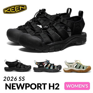 ��2026 �t�ā�KEEN NEWPORT H2 WOMEN �L�[�� �j���[�|�[�g �G�C�`�c�[ �E�B�����Y ���f�B�[�X ���� �C �T���_�� �V���[�Y �L�����v �t�F�X �A�E�g�h�A