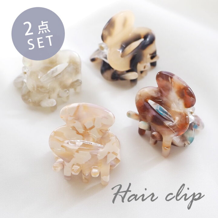 楽天市場】【550円福袋チケット対象】ヘアクリップ ミニ バンス 