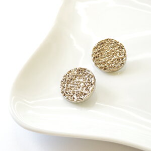 【2個セット】メタルボタン デザイン 22mm 23mm シルバー ゴールド 飾りボタン 商用利用可能 ハンドメイド 手芸 洋裁 かわいい ぼたん 釦 おしゃれ 上品 付け替え 金属 材料 資材 素材 装飾 手作