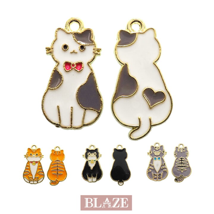 楽天市場】【2個入り】エポチャーム 鈴 りぼん 猫 全4種 BLAZE 商用  