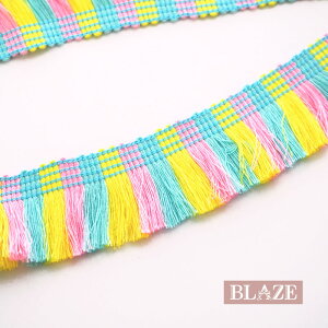�y100cm�J�b�g�z3cm�� �t�����W �e�[�v 3�J���[ �~�b�N�X BLAZE �n���h���C�h �N���t�g�p�[�c ��| ���p���p�\ �A�����W �����C�N �ޗ� �V���v�� �f�R���[�V���� �A�N�Z�T���[�p�[�c �^�b�Z�� 