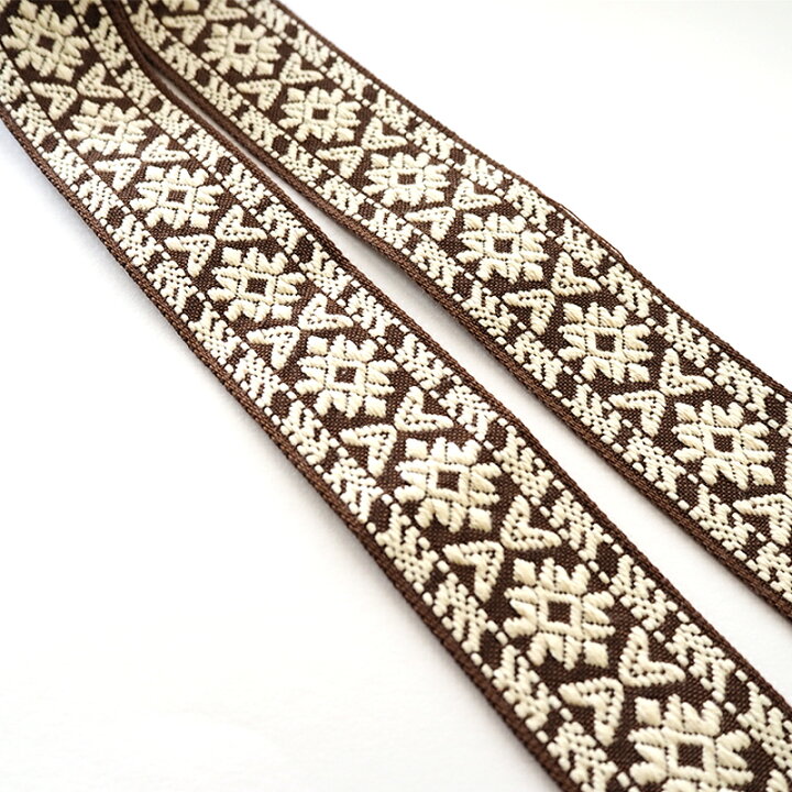 楽天市場】【計り売り50cm単位】刺繍テープ オルテガ 約4cm幅 