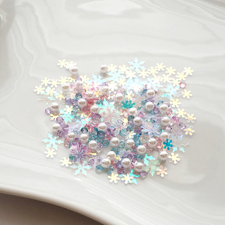 楽天市場】【約3g】封入パーツ 雪の結晶 クリアオーロラ BLAZE 商用 