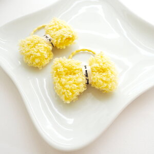 リボン ヘアゴム ヘアポニー ファー もこもこ りぼん 2個セット キッズ 女の子 子供用 こども用 子ども用 ヘアアクセサリー ヘアアクセ 髪飾り 髪留め プチプラ プレゼント ギフト かわいい