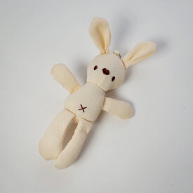 キーホルダー バニー・ベアー 20cm BLAZE 材料 本体 ハンドメイド 裁縫 ぬいぐるみ 大きめ バッグチャーム 雑貨 アニマル 動物 ふわふわ もふもふ うさぎ くま マスコット ホワイト ブラウン