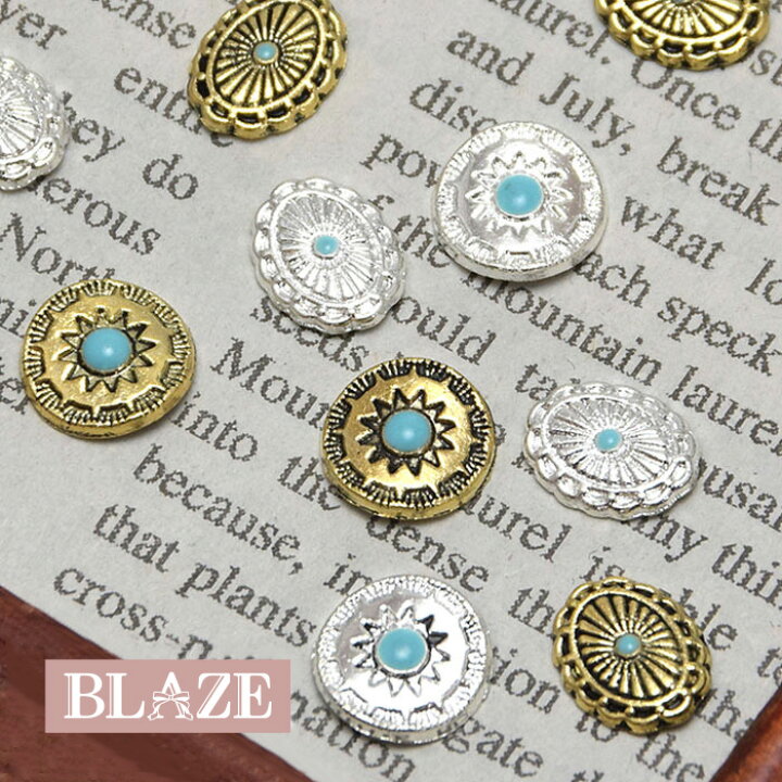 楽天市場】ネイル パーツ ネイティブ パーツ 3個セット BLAZE 商用利用  