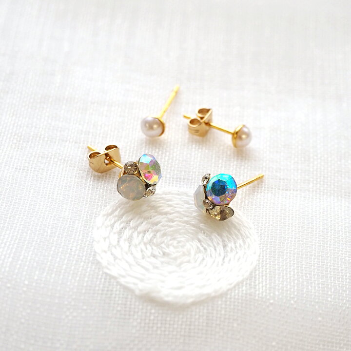楽天市場】【550円福袋チケット対象】 ピアス ＆ イヤリング 2デザイン 