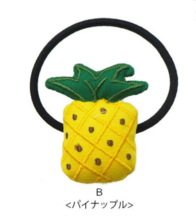 楽天市場】フルーツ ヘアゴム 刺繍 入り BLAZE ヘアアクセサリー 