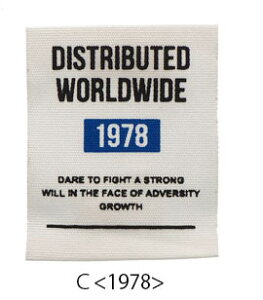 ハンドメイド用 タグ 2枚セット ブラック&ブルー 大人向け 織りタグ 織りネーム ネームタグ 手芸 手作り 材料 アレンジ 資材 素材 作製 かっこいい 文字 英字 入園 入学 縫い付け パーツ ワ