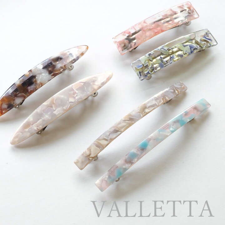 楽天市場】バレッタ アクリル ヘアアクセサリー まとめ髪 アセチ 