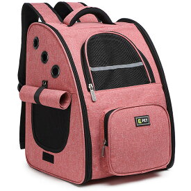 【マラソンSALE中】MY BAG ペットキャリー リュックキャリー ナイロン　メッシュ キャリーバッグ 猫用 小型犬用 折りたたみ 飛び出し防止 ショルダー 3WAY 通気性 頑丈 おでかけ お散歩 通院 旅行 避難 ペット用品 3色選 pt5102実用的 ギフト プレゼント