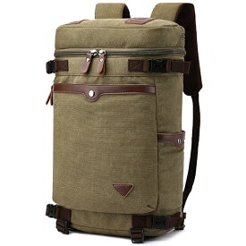 【お買い物マラソン30%OFF】MY BAG リュックサック ディパック 上質キャンバス 帆布 ズック バックパック メンズバッグ通学 通勤 修学旅行 出張 A4サイズ 書類鞄 15PC収納可 自転車かばん 復古風 おしゃれ 5色選 新生活 父の日 誕生日 クリスマス ギフト プレゼント