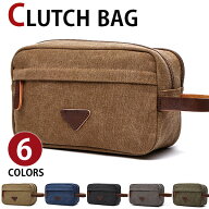 【お買い物マラソンセール】MY BAG セカンドバッグ クラッチバッグ メンズ 耐久性キャンバス 帆布 ズック…