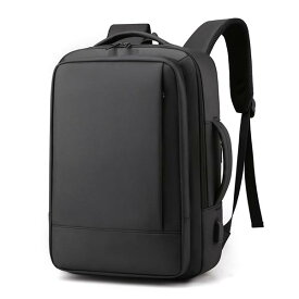 【会員日限定20％OFFクーポン】MY BAG リュックサック メンズ ビジネスバッグ パソコンバッグ USB充電ポート付き 拡張可 防水ナイロン アウトドア クッション付き 15型PC収納可 通学通勤 出張 旅行鞄 自転車かばん おしゃれ 新生活 父の日 誕生日 クリスマス 実用的 ギフト