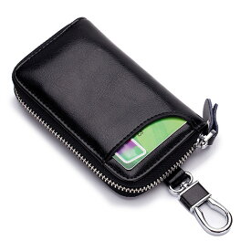 【クーポンあり】MY BAG スマートキーケース 上質牛革 レザー メンズ キーケース キーホルダー 鍵 車 バイク カード収納 彼氏 ファッション 6色選択可 ko010 高級感 新生活 父の日 誕生日 クリスマス 実用的 ギフト プレゼント