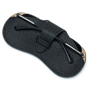 【月末限定15%OFFクーポン】MY BAG 眼鏡ケース サングラスケース メガネ収納 本革牛革 レザー めがねケース 眼鏡入れ ベルト式 メンズ レディース 男性用 紳士用 ビジネス おしゃれ 高級感 アウ