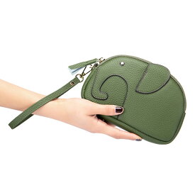 【お買い物マラソン10%OFF】MY BAG クラッチバッグ セカンドバッグ 本革牛革 象 可愛い 女性用 レディース 高級感 動物 収納鞄 結婚式 ビジネス 収納 引き手付き ko016 6色選 新生活 母の日 誕生日 クリスマス 彼女 実用的 ギフト プレゼント