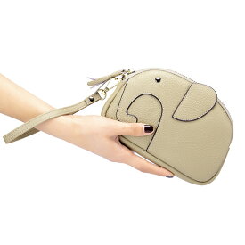 【Fashion THE SALE10%OFF】MY BAG クラッチバッグ セカンドバッグ 本革牛革 象 可愛い 女性用 レディース 高級感 動物 収納鞄 結婚式 ビジネス 収納 引き手付き ko016 6色選 新生活 母の日 誕生日 クリスマス 彼女 実用的 ギフト プレゼント