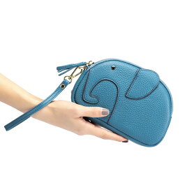 【お買い物マラソン10%OFF】MY BAG クラッチバッグ セカンドバッグ 本革牛革 象 可愛い 女性用 レディース 高級感 動物 収納鞄 結婚式 ビジネス 収納 引き手付き ko016 6色選 新生活 母の日 誕生日 クリスマス 彼女 実用的 ギフト プレゼント