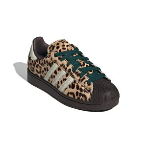 adidas �A�f�B�_�X �X�j�[�J�[ �t�@�b�V���� �X�g���[�g SUPERSTAR II W �_�[�N�u���E��/�A�C�{���[ KI4203