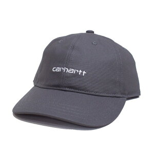 CARHARTT WIP �J�[�n�[�g ���[�N�C���v���O���X CANVAS SCRIPT CAP PORPHYRY/WHITE �L���b�v I028876-3AAXX