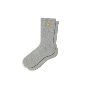CARHARTT �J�[�n�[�g �\�b�N�X �X�g���[�g �X�P�[�^�[ CHASE SOCKS Grey Heather / Gold I036747-00MXX