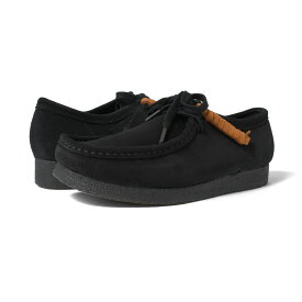 CLARKS ORIGINALS クラークス オリジナルス 靴 ワラビー シューズ ブーツ 男性 メンズ ストリート カジュアル ブランド BLACK ブラック 靴 WALLABEE BLACK SUEDE UK8-UK7.5 26155519 ★★