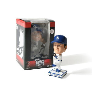 FOCO tHR J MLB tBMA OHTANI LA DODGERS 4.5 INCH PITCHING HOME JERSEY MINI BIGHEAD SB