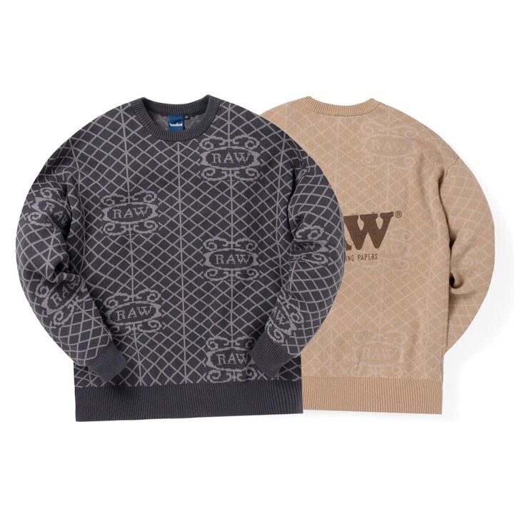 楽天市場】RAW × INTERBREED ロウ × インターブリード セーター ニット 