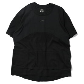 LAKH ラク Tシャツ 半袖 メンズ ストリート ヒップホップ ラッパー アメカジ カジュアル ダンス ミリタリー ワーク ブランド TRIPLE LAYERED TEE BLACK ブラック ★★