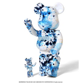 LFYT × STASH ラファイエット×スタッシュ ベアブリック Lafayette エルエフワイティー メディコムトイ おもちゃ フィギュア ストリート ヒップホップ ダンス ラッパー ダンサー ブランド BE@RBRICK 100%＆400% LE212302 BLUE ブルー ★★