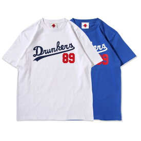 PUNK DRUNKERS パンクドランカーズ Tシャツ 半袖 ロゴ プリント ストリート ヒップホップ ラッパー ダンサー カジュアル ブランド ドランカーズ89TEE PDS-24082