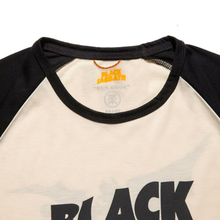 楽天市場】RUN AMOK ランアモック ラグランTシャツ ロックバンド 