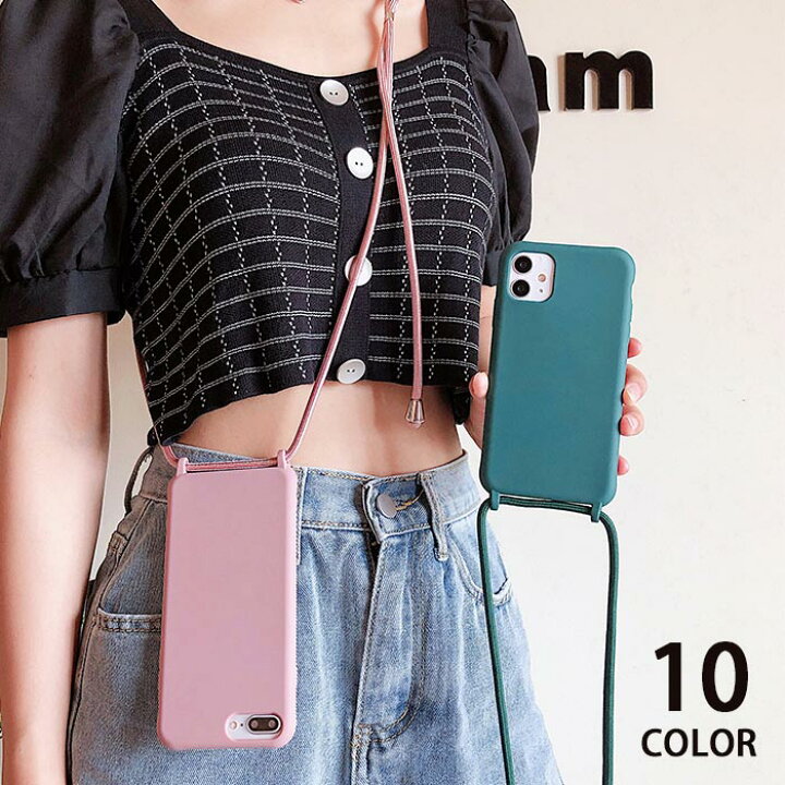 楽天市場 スマホケース ネックストラップ 付き シリコン Tpu 無地 カードポケット カードケース ショルダーストラップ 調節可能 ストラップ 可愛い Iphone11 Iphonexr Iphonex Iphone8 アイフォンケース スマートフォンケース スマホケース 携帯 モバイルケース Iphone