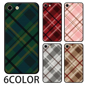 【P5倍】スマホケース ラウンド ガラス チェック タータンチェック柄 iphone15 pro MAX iphone14 iphone13 iphone12 iphone8 iPhoneケース TPU ガラスケース オシャレ かわいい 背面ガラス 強化ガラス TPU ハードケース