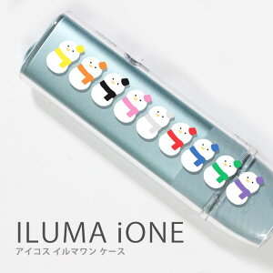 アイコス イルマワン ケース クリア ハード カバー アイコスケース スノーマン 雪だるま 雪 アイコス イルマ ケース イルマワン IQOS ILUMA ONE クリアカバー ハードタイプ カバー プラスチック