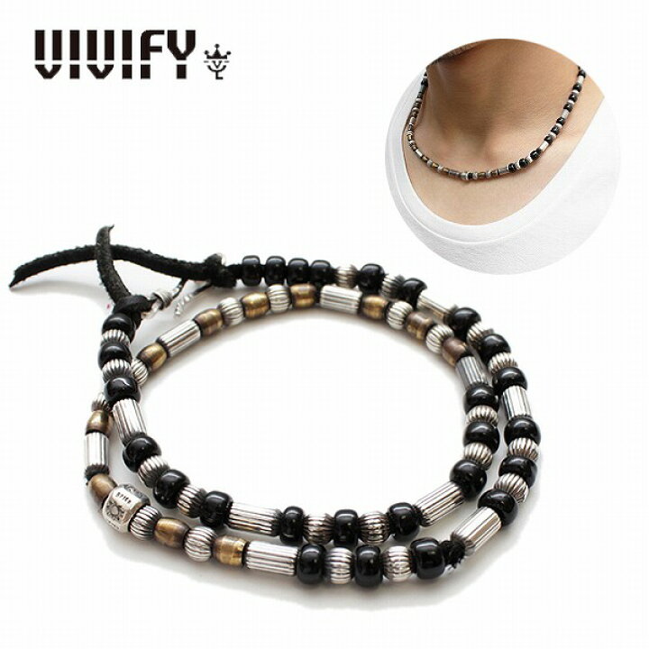楽天市場】【VIVIFY 正規店】VIVIFY ビビファイ ネックレス ビーズ 