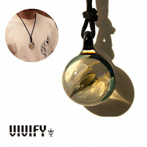�yVIVIFY ���K�X�zVIVIFY �r�r�t�@�C �l�b�N���X �O���X �K���X Topnoch Leather Necklace(L) �󒍐��Y