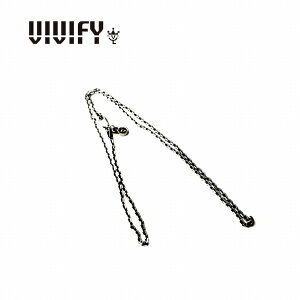 【送料無料】【VIVIFY 正規店】VIVIFY ビビファイ ネックレス　チェーン シルバーChain 2.8x50cm/4C 受注生産