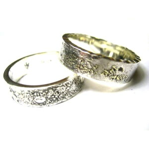 �yVIVIFY ���K�X�zVIVIFY �r�r�t�@�C �����O �w�� �V���o�[ Compressed Silver Dust Ring&Compressed Gold Dust Ring(2�{�Z�b�g�j