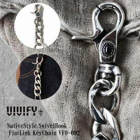 【VIVIFY 正規店】VIVIFY ビビファイ キーチェーン オニキス ターコイズNativeStyle SwivelHook FlatLink KeyChain 受注生産