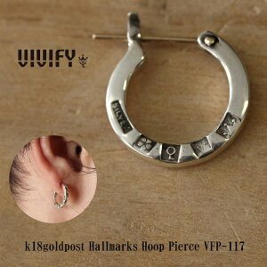yzyVIVIFY KXzVIVIFY rrt@C t[vsAX 18KS[h K18goldpost Hallmarks Hoop Pierce 󒍐Y