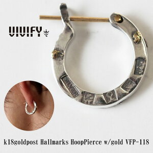 yzyVIVIFY KXzVIVIFY rrt@C t[vsAX 18KS[h K18goldpost Hallmarks Hoop Pierce w/gold 󒍐Y