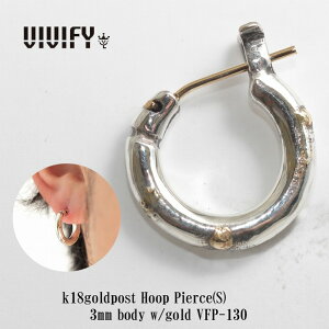 yzyVIVIFY KXzVIVIFY rrt@C sAX t[vsAX Vo[k18goldpost Hoop Pierce(S)/3mm body w/gold 󒍐Y