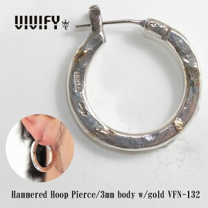 yzyVIVIFY KXzVIVIFY rrt@C sAX t[vsAX Vo[Hammered Hoop Pierce/3mm bodyw/gold 󒍐Y