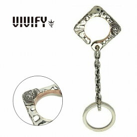 【VIVIFY 正規店】VIVIFY ビビファイ キーチェーン シルバー キーリングKey Chain 受注生産