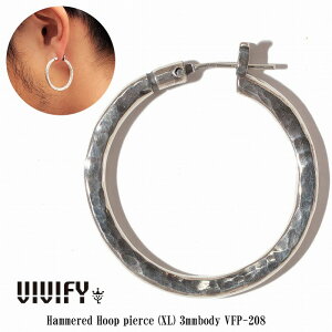 yzyVIVIFY KXzVIVIFY rrt@C t[v sAX Vo[Hammered Hoop PierceiXLj 3mm body