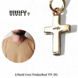 【VIVIFY 正規店】VIVIFY ビビファイ ネックレス ゴールド k18gold Cross PendantHead